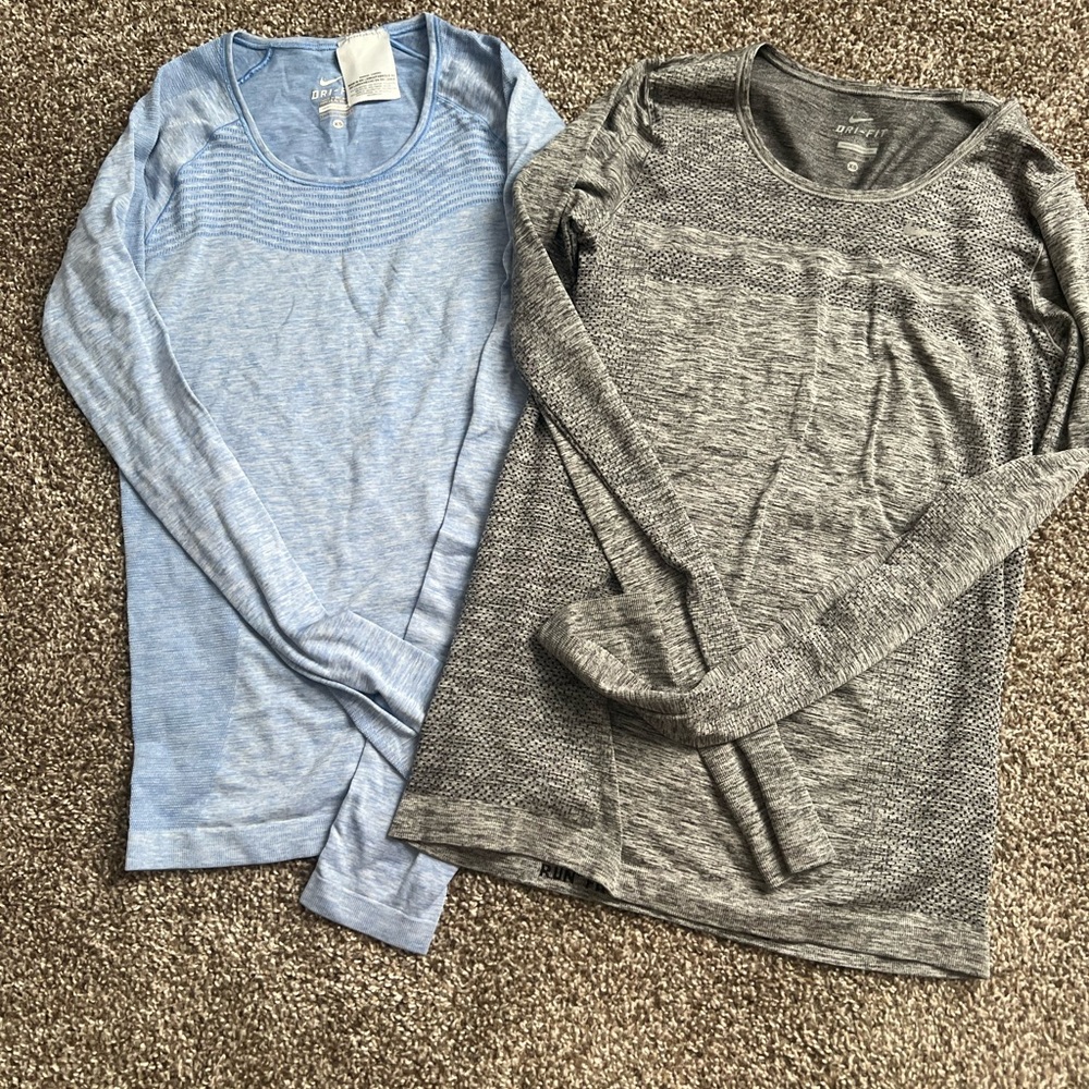 3 Nike Dy Fit Long Sleve tops